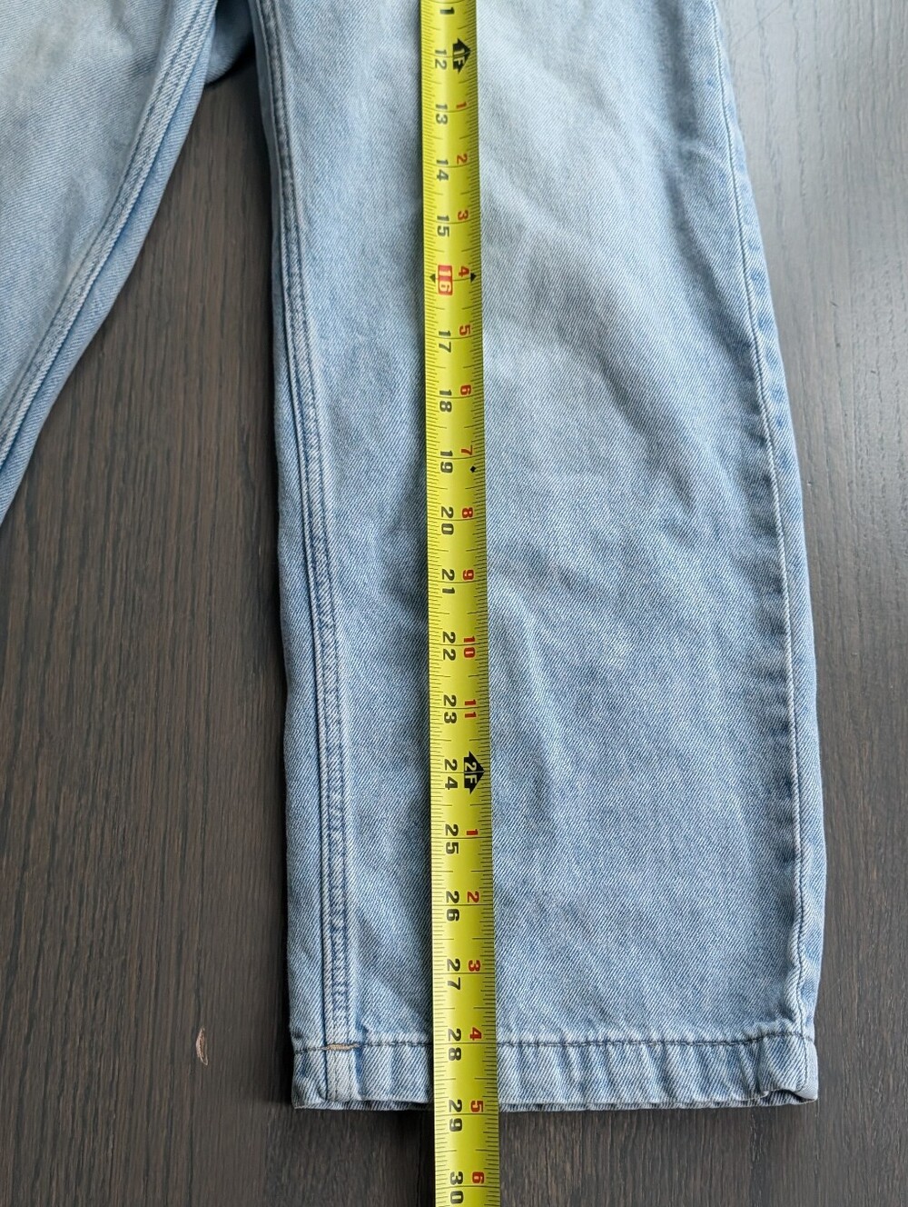 H&M Girls Denim Wide Leg Jeans, Size 7 - Picture 4 of 7